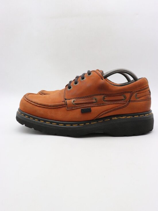 Doc Dr. Martens Men\'s Size UK 9 US 10 Brown Leather Lace Up 9523 Made England main image 5